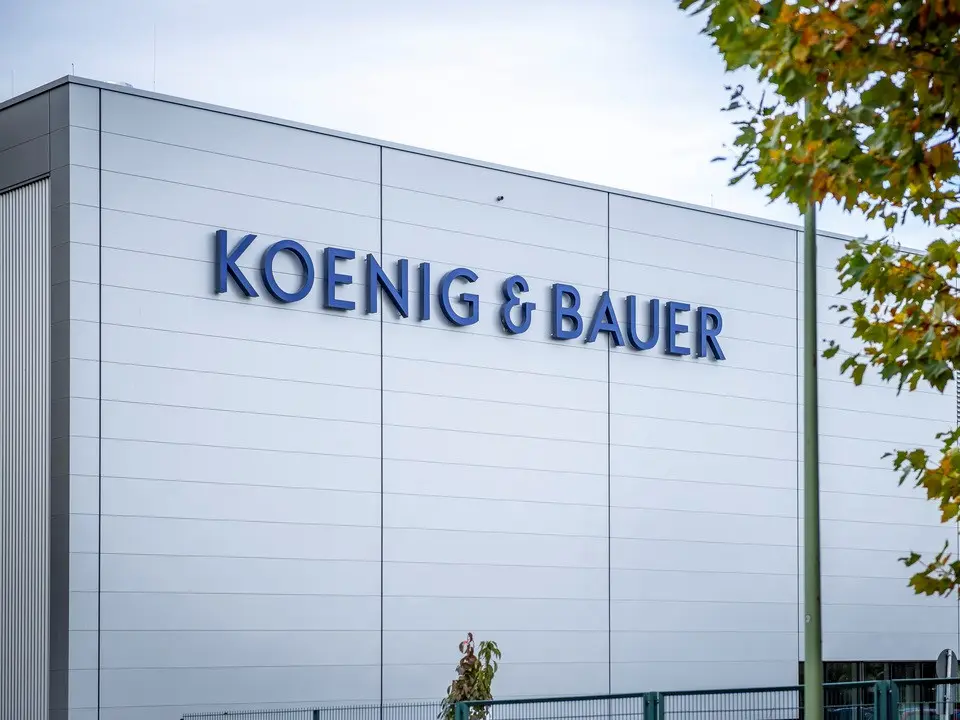 Location of Koenig & Bauer in Würzburg, Germany