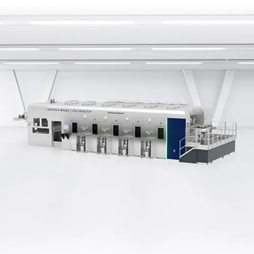 Chroma Smart Flexo Post-Printing Press for Corrugated Board – Koenig & Bauer Celmacch