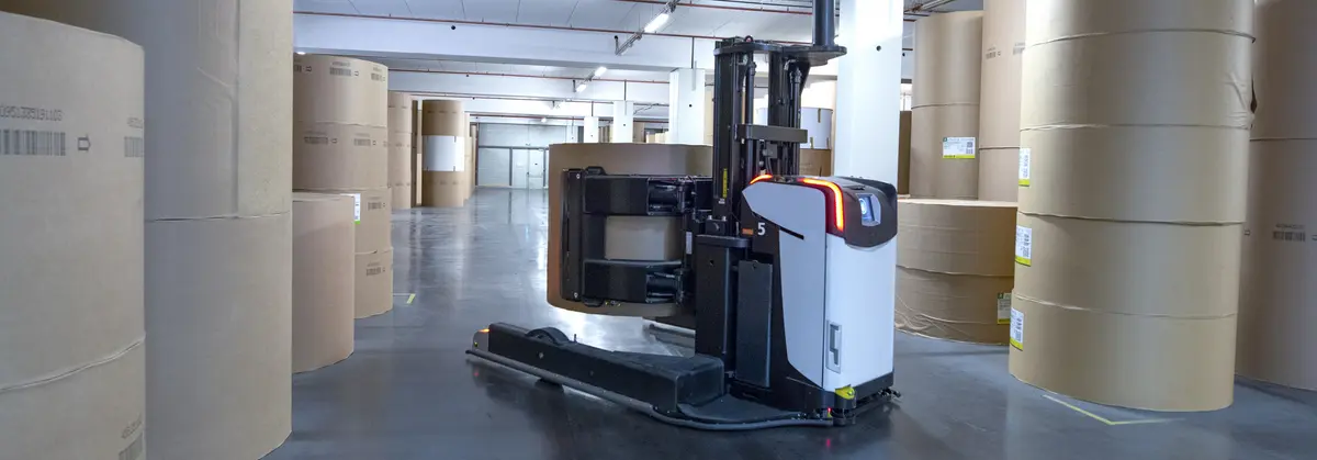 Patras Substrate Reel Transport System – Koenig & Bauer Digital & Webfed