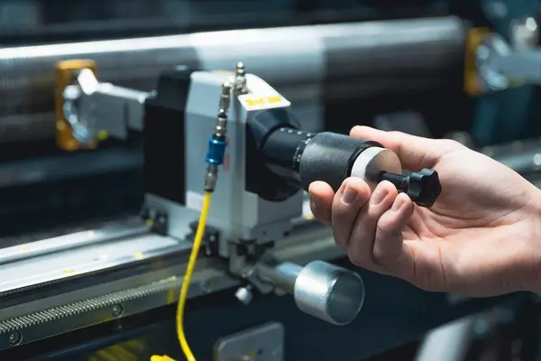 Inline Slitting Unit on a CI Flexo Printing Press