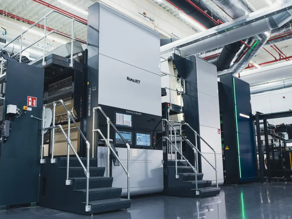 RotaJET Digital Webfed Printing Press – Koenig & Bauer Digital & Webfed