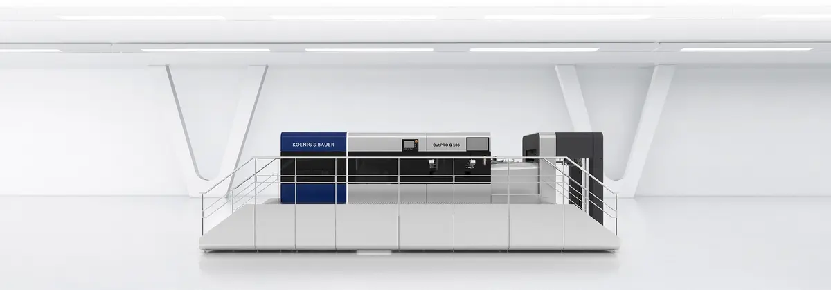 CutPRO Q 106 SB – Flatbed Die-Cutter – Koenig & Bauer Sheetfed CutPRO Q 106 SB flatbed die-cutter from Koenig & Bauer Sheetfed