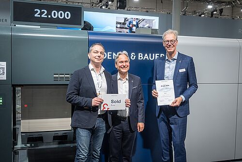 Koenig & Bauer sells Rapida 106 X from drupa stand to IGB | Koenig ...